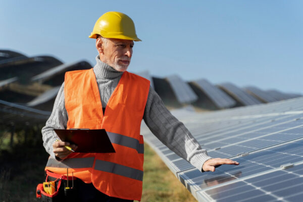 Negocio de producción de energía solar